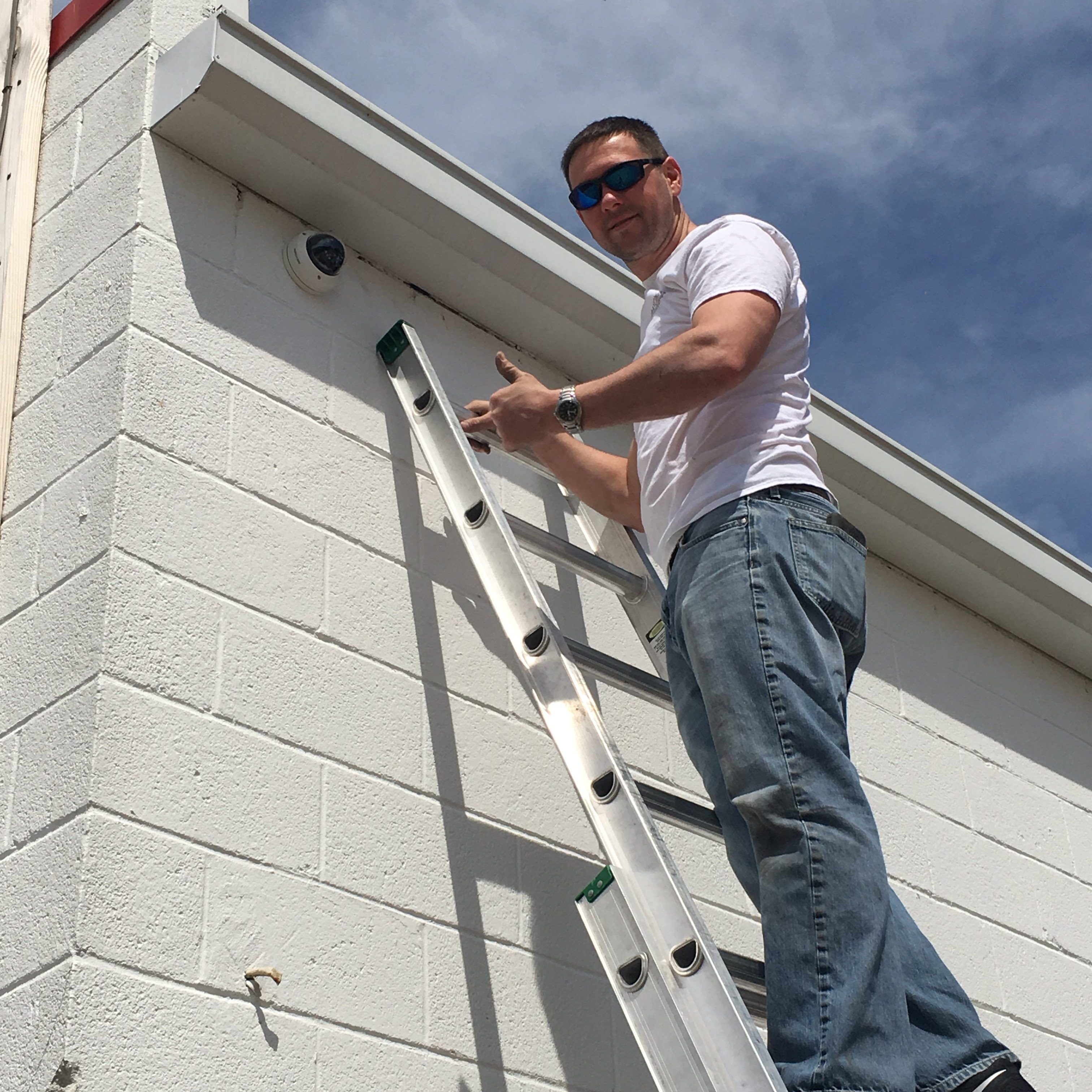 External cameras installed at Shorty's Automotive in Newport News